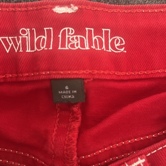 Red skirt size 6 from wild fable - Picture 2 of 2